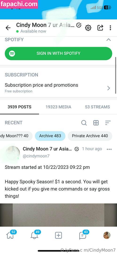 cindymoon7 / cindymoon007 leaked nude photo #1231 from OnlyFans/Patreon