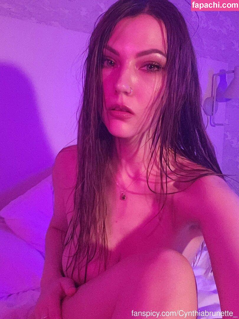 Cynthiabrunette96 / cynthiabrunette leaked nude photo #0015 from OnlyFans/Patreon