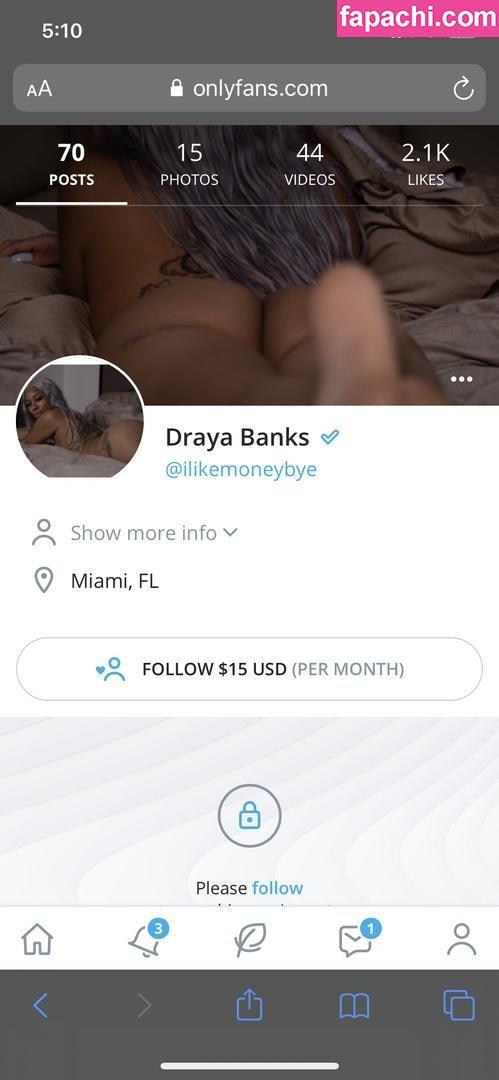 Draya Banks / ILIKEMONEYBYE / thedrayabanks_ leaked nude photo #0007 from OnlyFans/Patreon