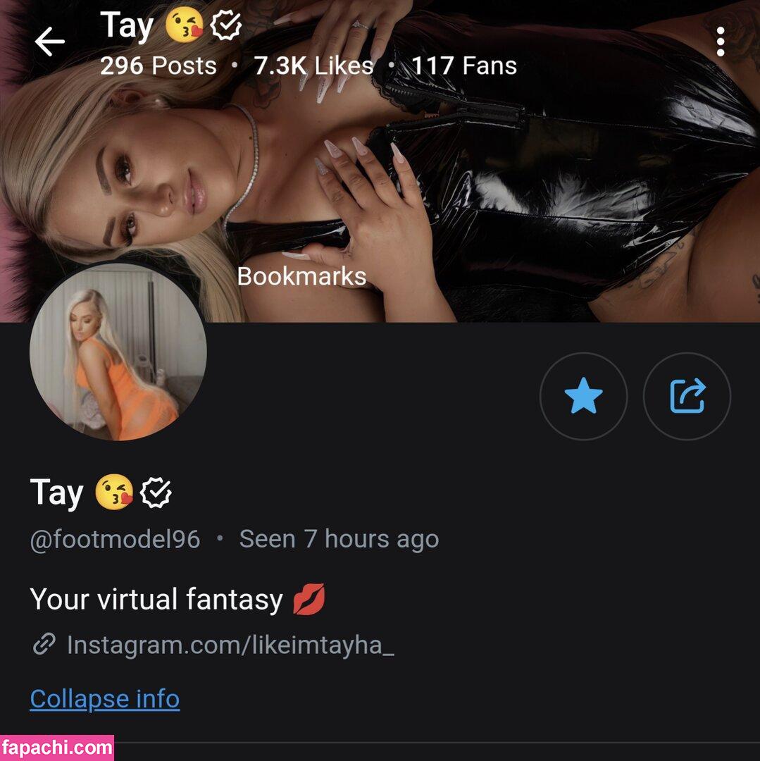 footmodel96 / Tay / likeimtayha_ leaked nude photo #0001 from OnlyFans/Patreon