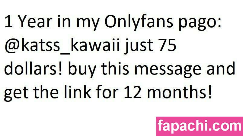 free_katss_kawaii / kawaiisenshii leaked nude photo #0204 from OnlyFans/Patreon