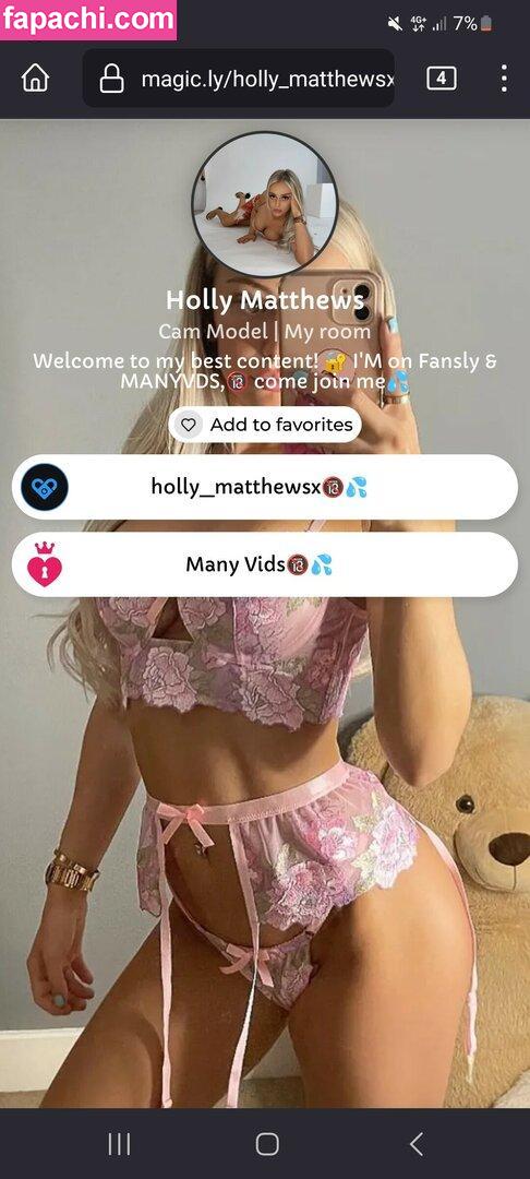 Holly Matthews / HollyMatthewsx / holly_matthewsx / hollymatthews leaked nude photo #0004 from OnlyFans/Patreon