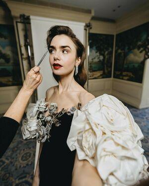 Lily Collins leaked media #0418