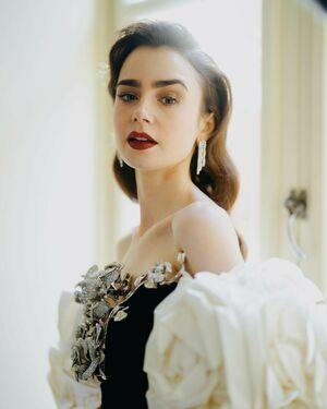 Lily Collins leaked media #0419