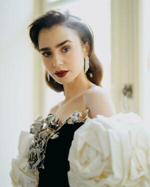 Lily Collins leaked media #0422