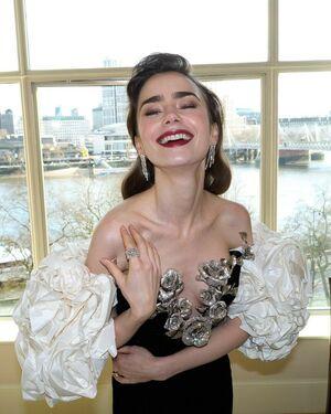 Lily Collins leaked media #0425