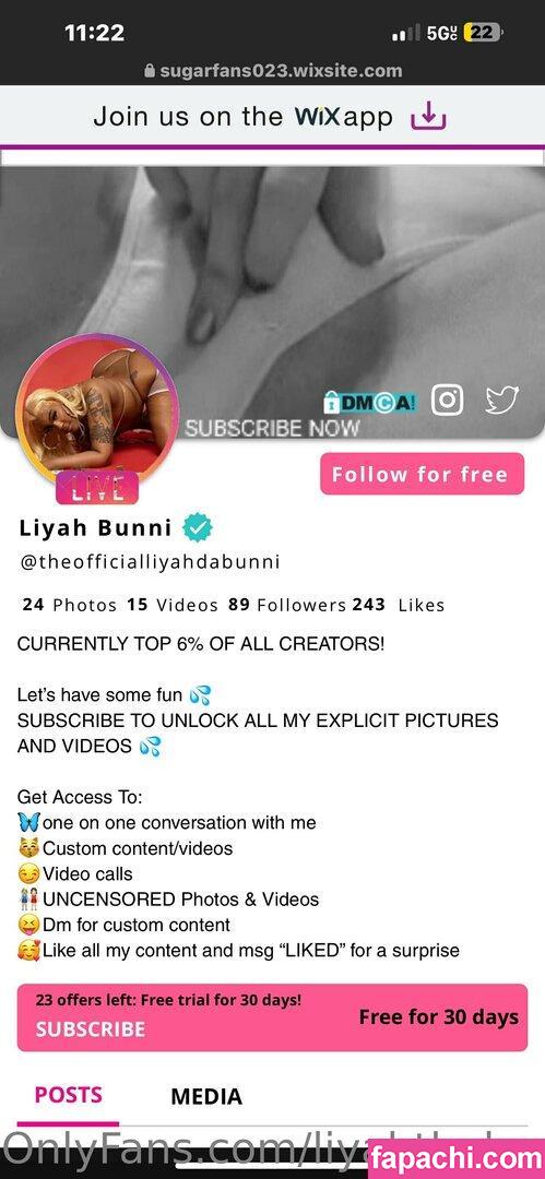 liyahthebunni / official_liyahhh leaked nude photo #0006 from OnlyFans/Patreon