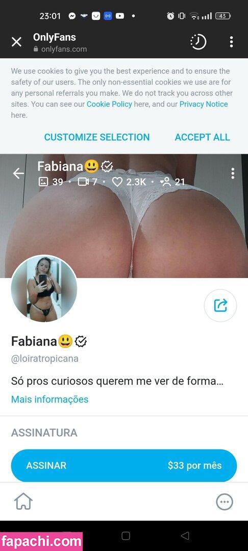 loiratropicana / fabianagrafitheiraoficiall leaked nude photo #0007 from OnlyFans/Patreon